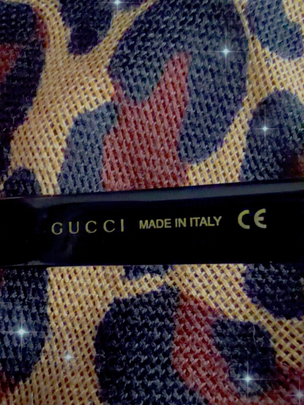 Gucci Black Oval Sunglasses with Amber/Brown Lenses - Picture 4 of 4